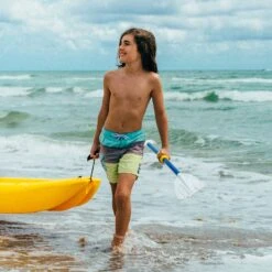 Pelican Sport Combo - 2 Solo Kids Kayaks With Paddles - Yellow/Blue 10 Pelican Sport Combo - 2 Solo Kids Kayaks With Paddles - Yellow/Blue -Pelican Combo Solo Jaune Bleu Poignee LS2